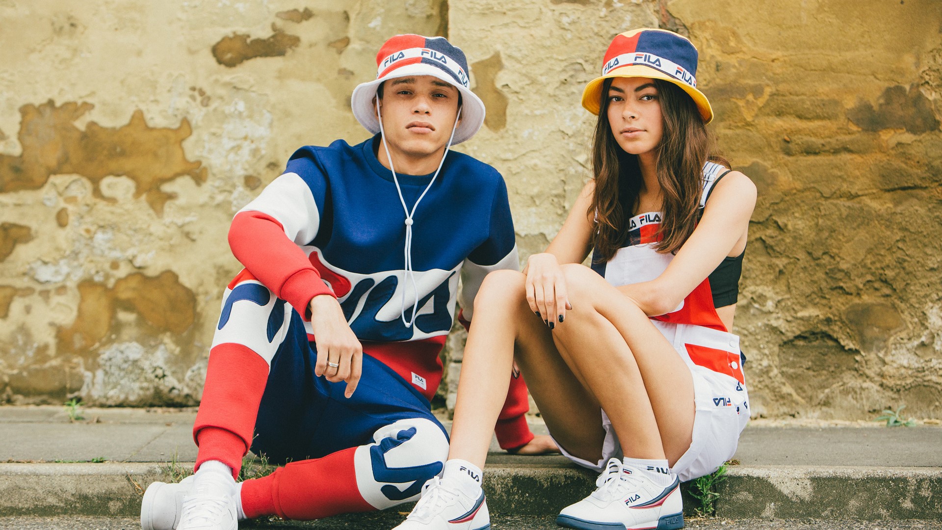 Images from the Black Line Lookbook from FILA UK