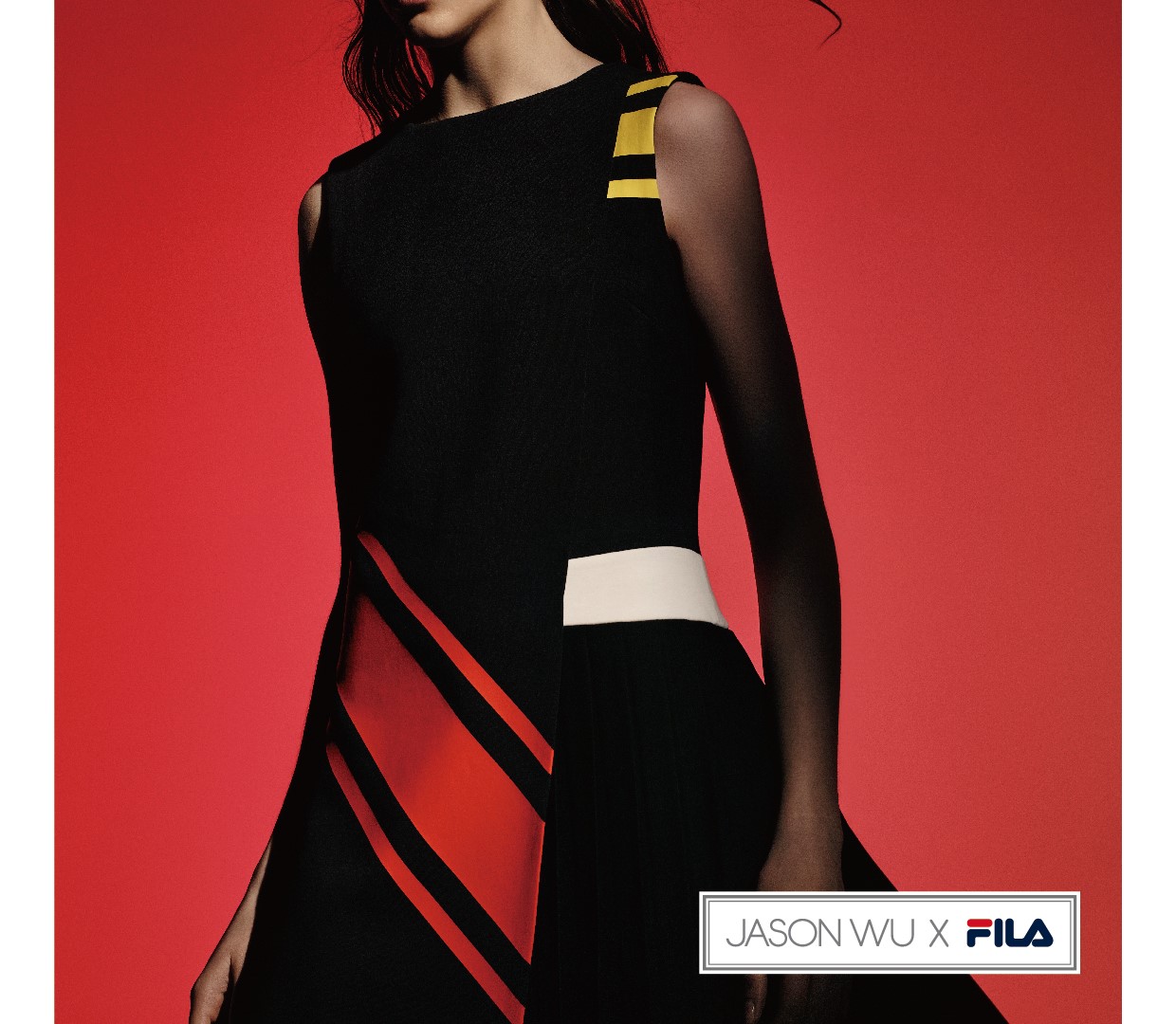 FILA x Jason Wu striped tennis dress