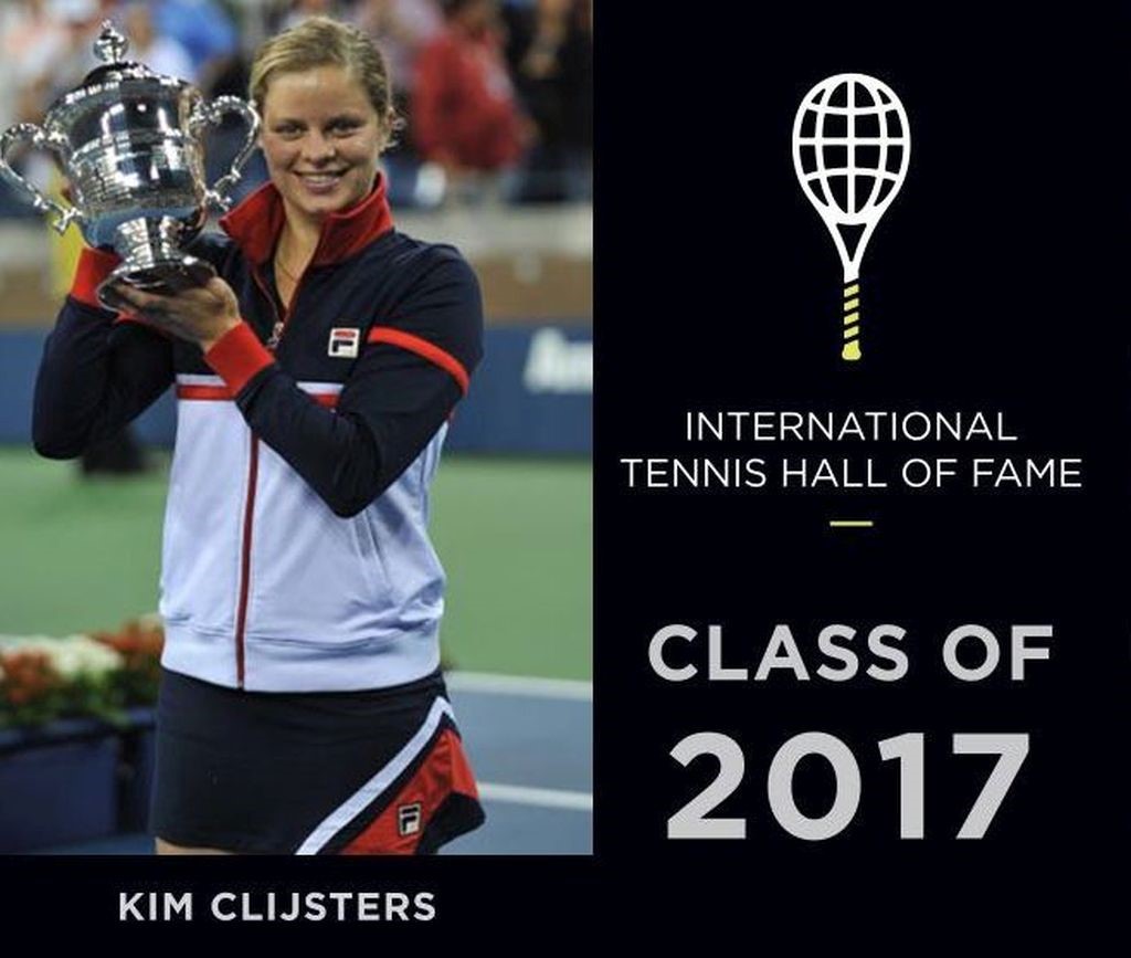 Kim Clijsters Elected for Induction into the Tennis Hall of Fame Class of 2017