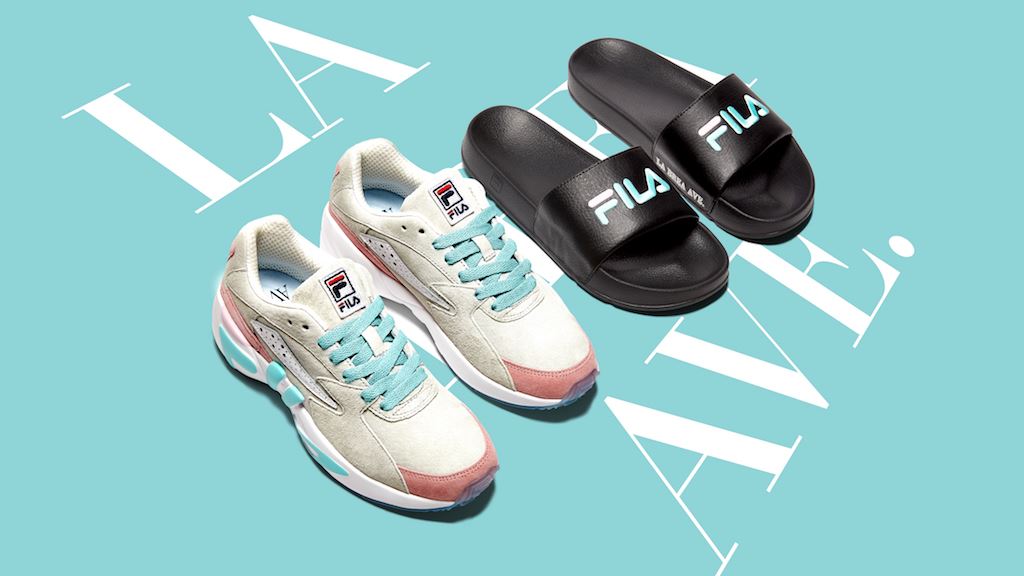 FILA North America and American Rag Collaborate on Mindblower and Drifter Styles