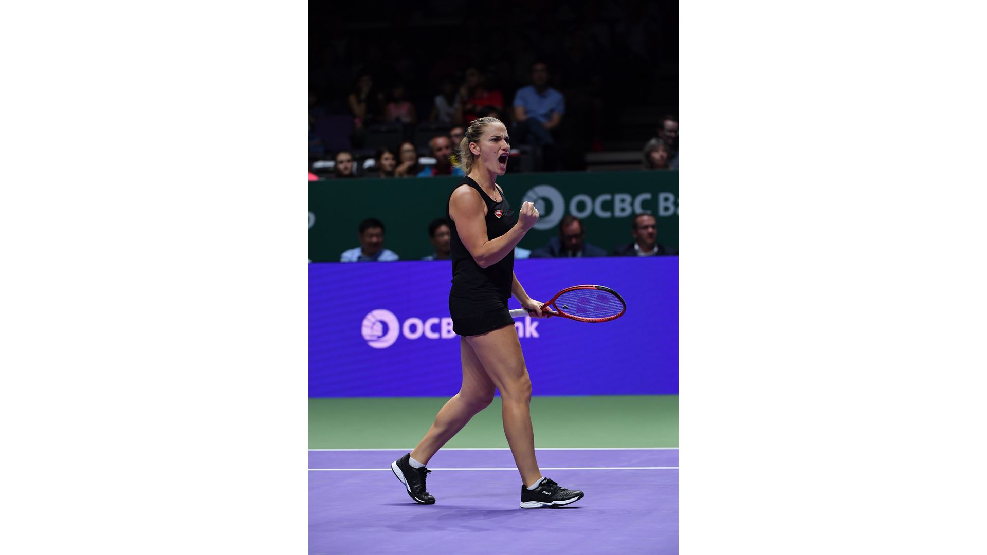 FILA Sponsored Tennis Player Timea Babos Wins WTA Finals Doubles Championship