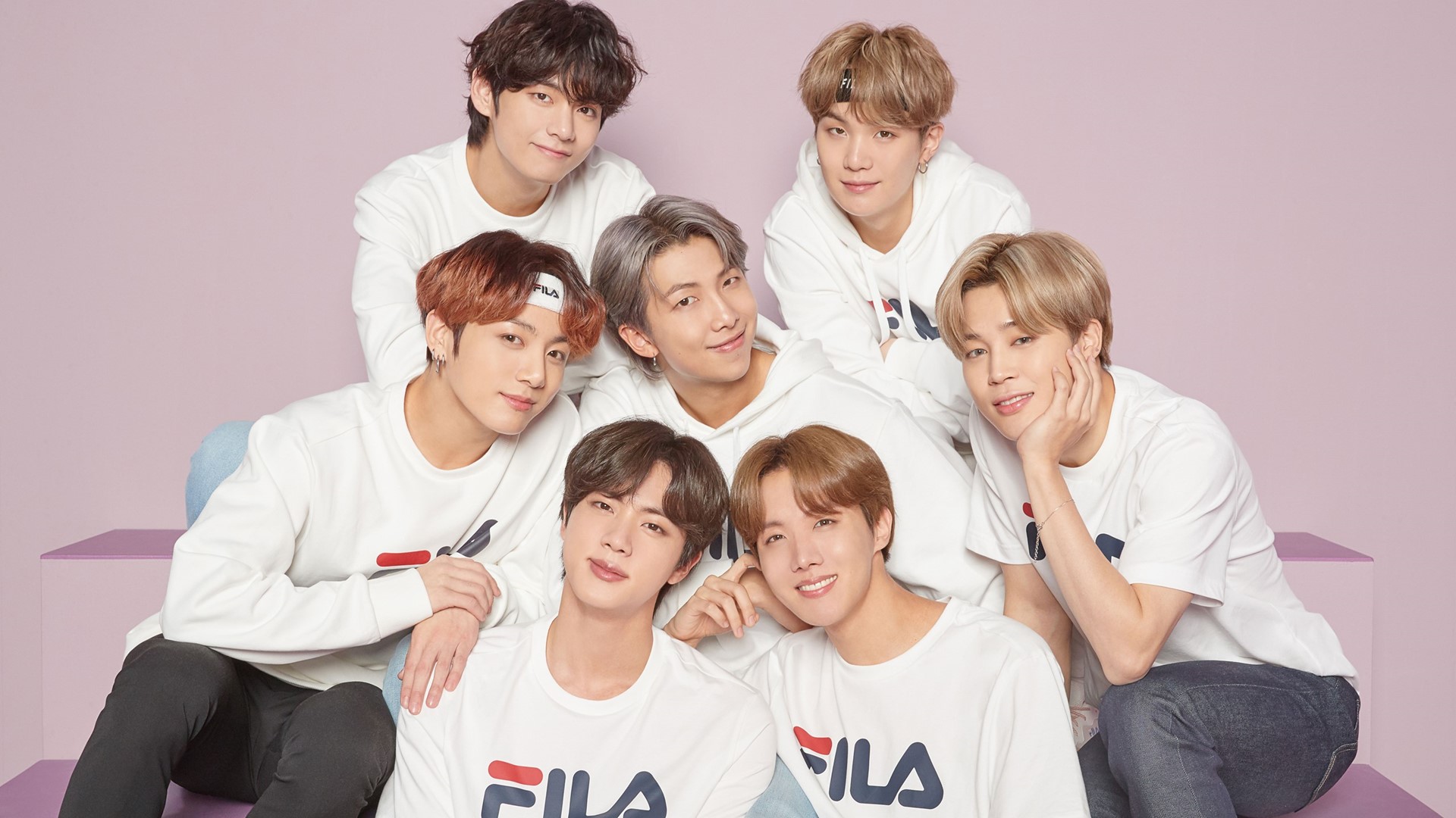 FILA Reveals First Photoshoot Image with BTS