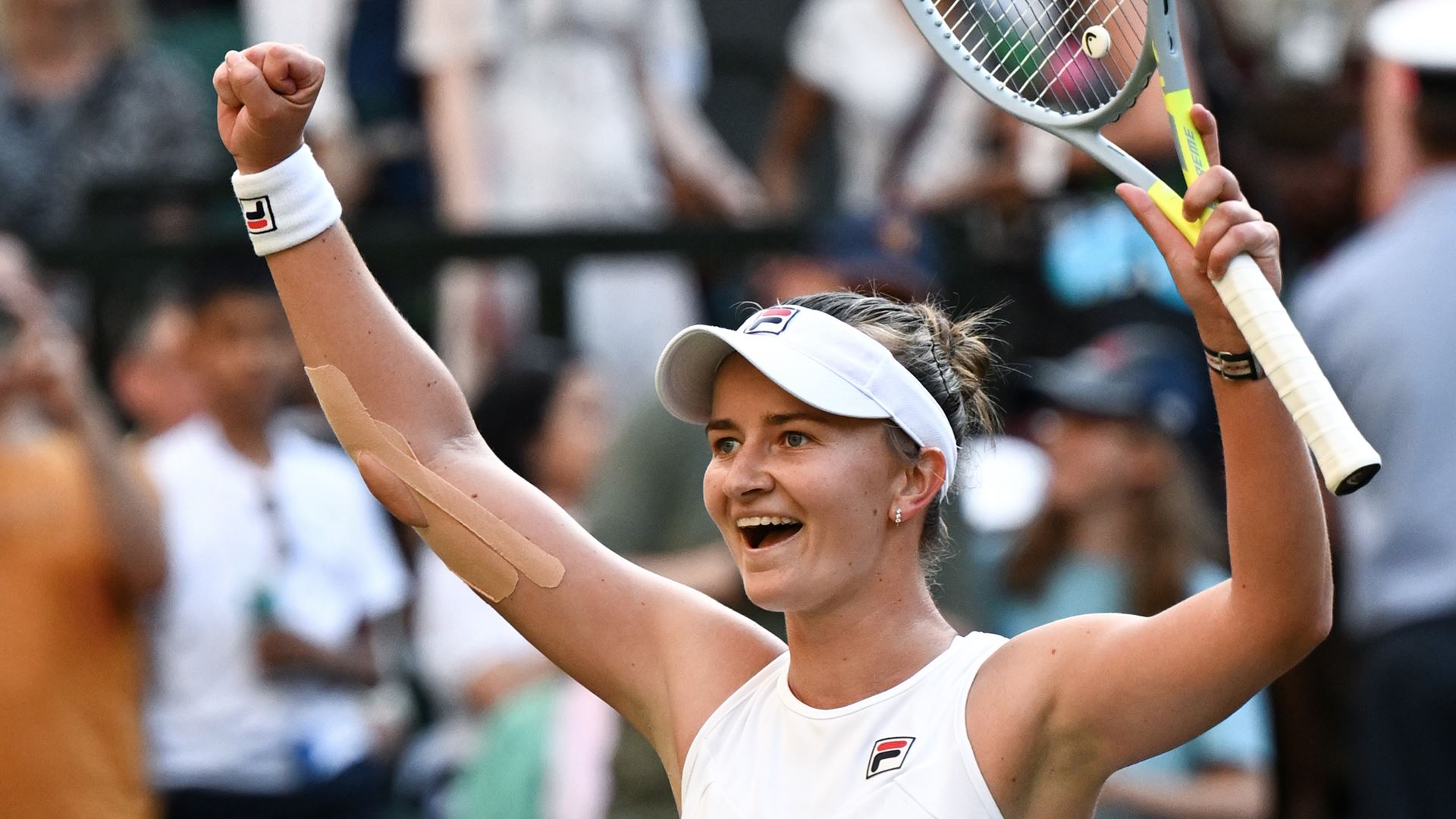 FILA's Barbora Krejcikova Wins Grand Slam Doubles title in London