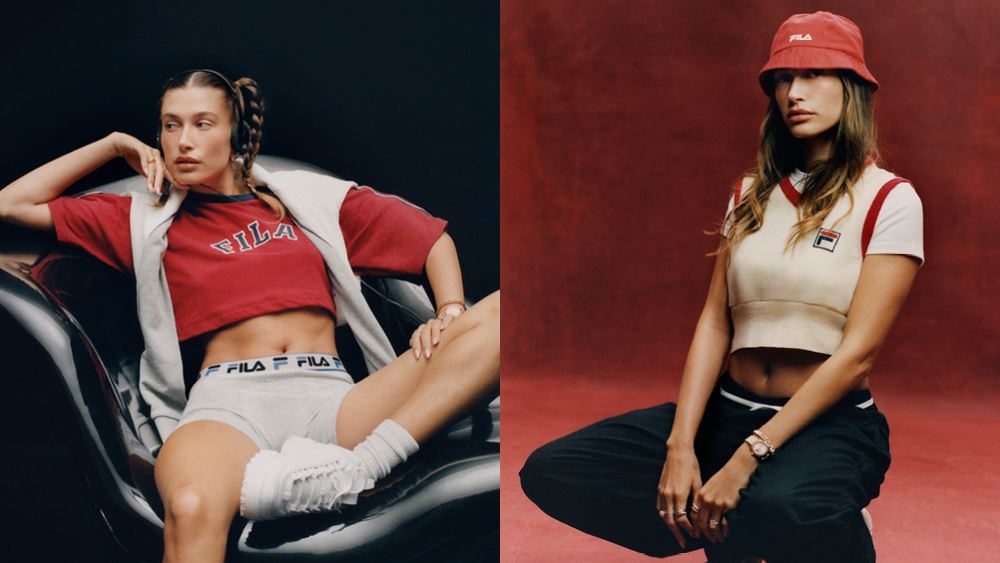 Hailey Bieber Named FILA Global Brand Ambassador; Fronts New Campaign with  FILA Tennis Athlete Reilly Opelka