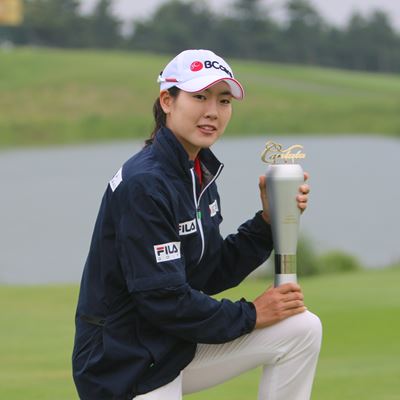 (Sponsored plyare by FILA KOREA)Jung Min Lee’s third win this year. Won KLPGA Lotte Cantata Open