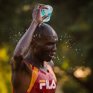 Dickson Kimeli Cheruiyot of the Kenyan Running Team