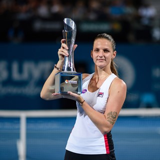 FILA Tennis Athlete Karolina Pliskova Captures the Brisbane International Title