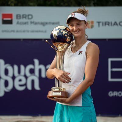 FILA Tennis Athlete Irina Begu Wins Singles & Doubles Titles at Bucharest Open