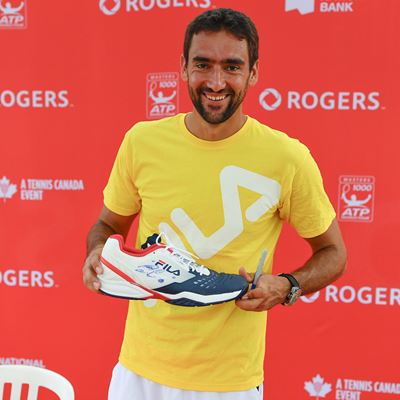 FILA Hosts Junior Tennis Clinic and Q A with Marin Cilic in Toronto at Rogers Cup
