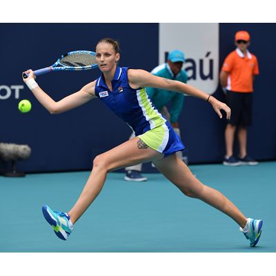 FILA Player Karolina Pliskova Reaches Final Round in Miami