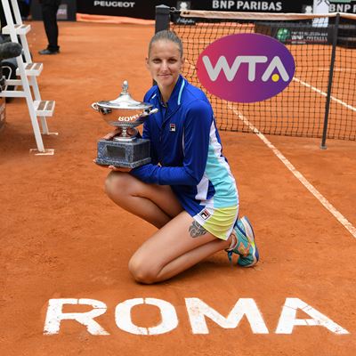 Karolina Pliskova Wins Singles Title in Rome Ash Barty Captures Doubles Crown