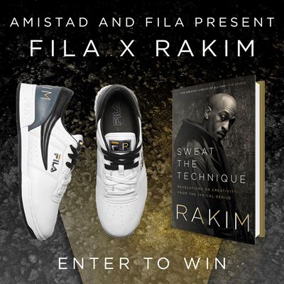 FILA and Amistad Announce Exclusive FILA x Rakim Sneaker Inspired By Rakim s Upcoming Book