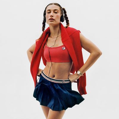 FILA Reveals New Campaign Images Featuring Hailey Bieber