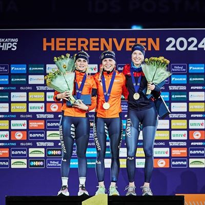FILA and European Speed Skating Championship Heerenveen 2024