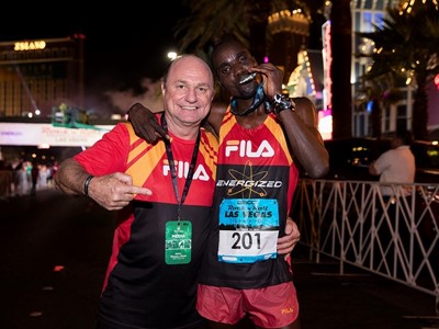 FILA Sponsored Runner William Kibor Wins Las Vegas Half Marathon With Record-Setting Race Time