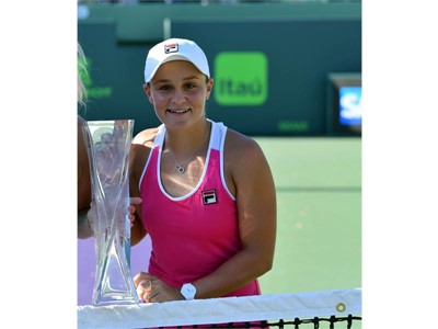 FILA Sponsored Tennis Athlete Ash Barty Wins 6th Career Doubles Title in Miami