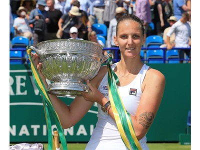 FILA's Karolina Pliskova Wins Eastbourne Title