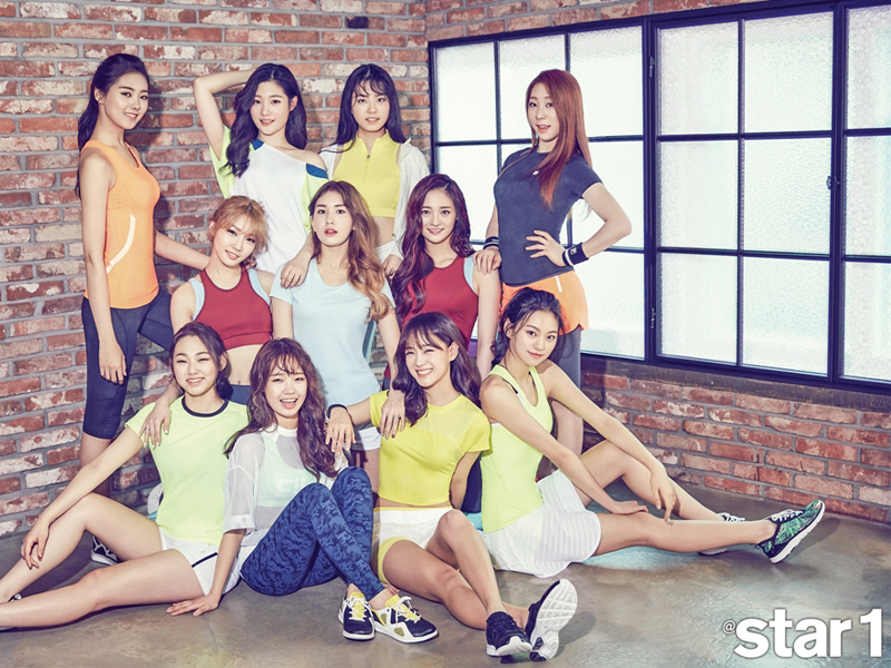 Girl band ‘IOI’! pictured in Star 1 magazine wearing FILA Korea Girl band ‘IOI’! pictured in Star 1 magazine wearing FILA Korea