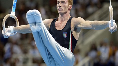 Italian gymnast Jury Chechi