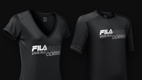 FILA Race "Live to Run" t-shirts