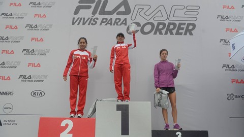 Winners of the FILA 10k women's category