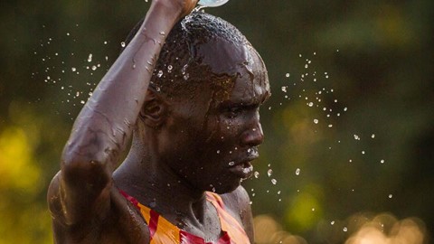 Dickson Kimeli Cheruiyot of the Kenyan Running Team