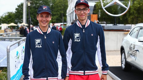 FILA personnel at the Mercedes Cup
