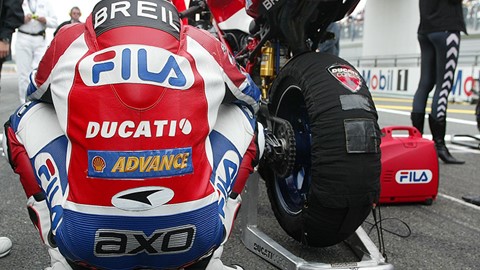 FILA sponsored the Ducati motorbike team from 2002-2004