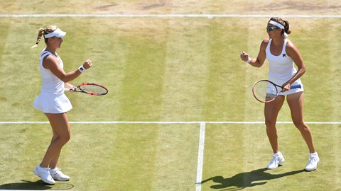 FILA Tennis Athletes Yaroslava Shvedova and Timea Babos Reach Women's Doubles Finals in London