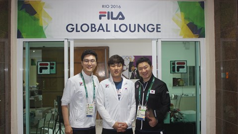 FILA Korea, running a ‘FILA Global Lounge’ with great acclamation in Rio Olympics!