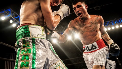 FILA Sponsored Boxer Dusty Hernandez-Harrison Wins USBA Welterweight Title
