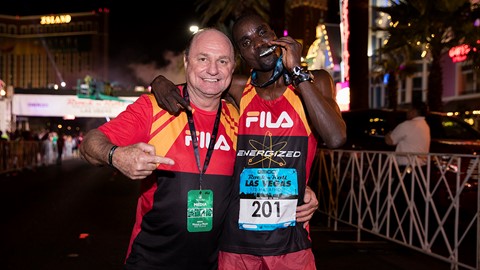 FILA Runner William Kibor Wins Las Vegas Half Marathon