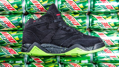 FILA PARTNERS WITH MOUNTAIN DEW’s GREEN LABEL EXCLUSIVES (GLX) PROGRAM ON A FOOTWEAR COLLABORATION