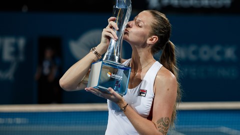 FILA Tennis Athlete Karolina Pliskova Captures the Brisbane International Title