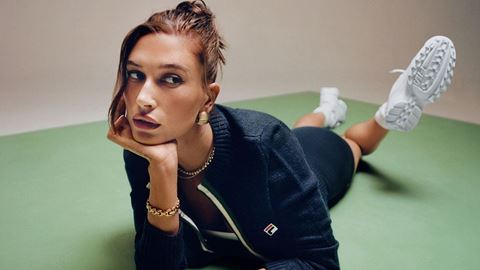 Hailey Bieber Named FILA Global Brand Ambassador Fronts New Campaign with FILA Tennis Athlete Reilly Opelka