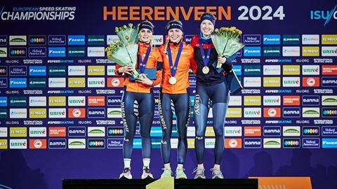 FILA and European Speed Skating Championship Heerenveen 2024