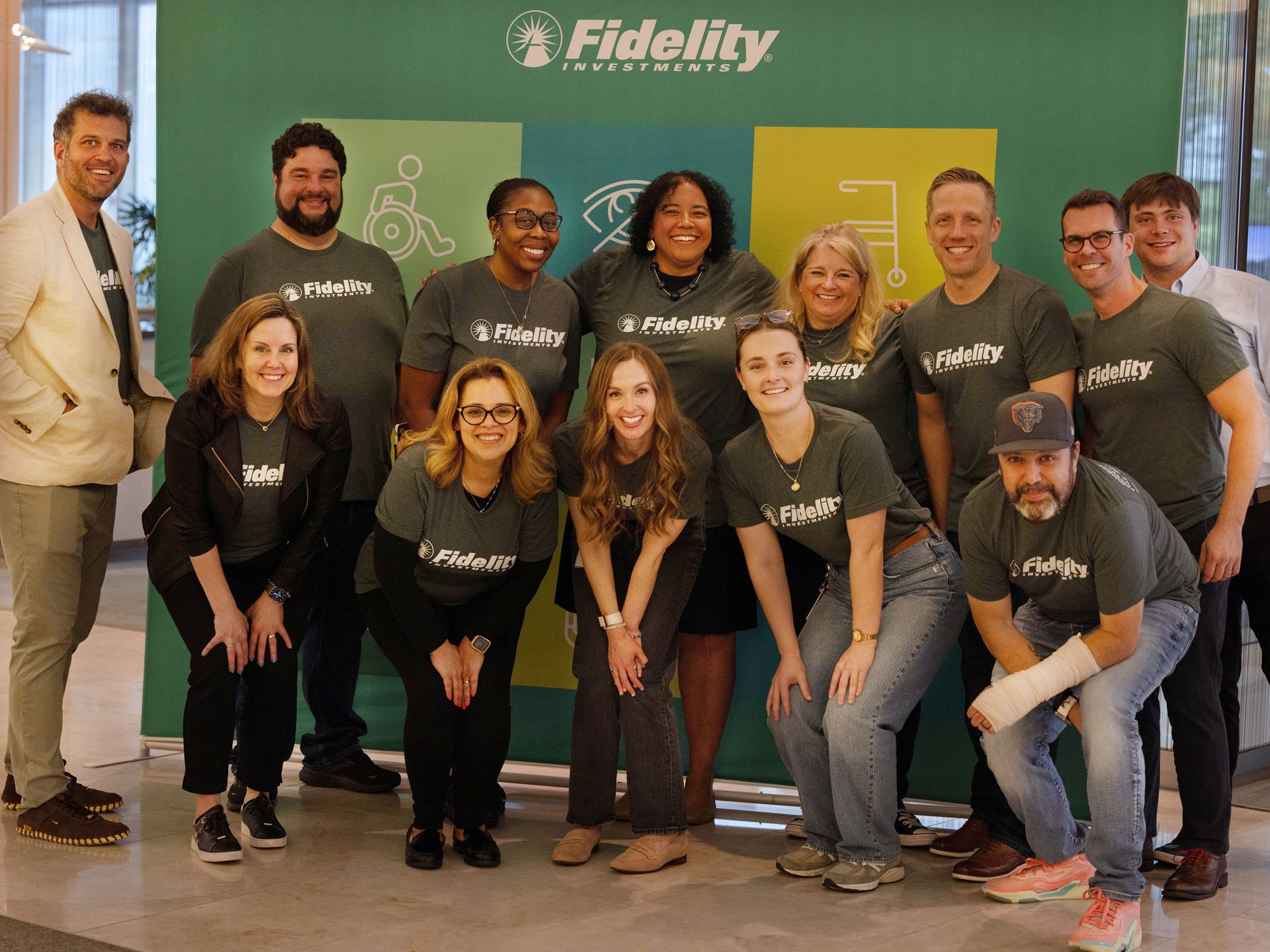 Fidelity associates at Global Accessibility Awareness Day events