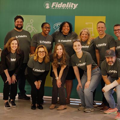 Fidelity associates at Global Accessibility Awareness Day events