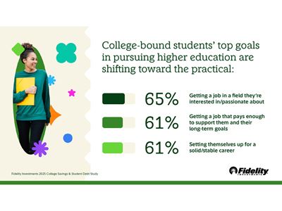 College bound students top goals in pursuing higher education are shifting toward the practical
