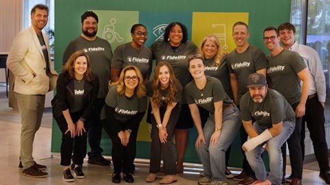 Fidelity associates at Global Accessibility Awareness Day events