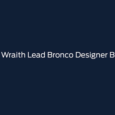 Paul Wraith Bronco Designer B-Roll