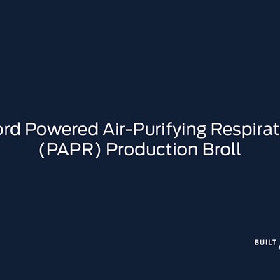 Ford Powered Air-Purifying Respirator Production B-Roll