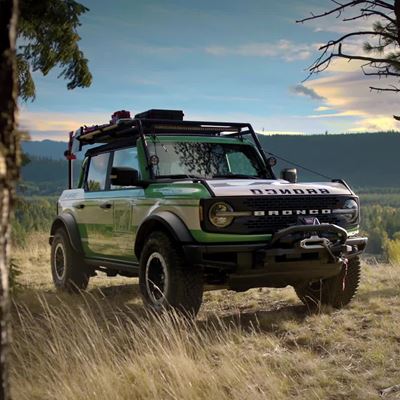 Ford Bronco + Filson Wildland Fire Rig Concept Broll