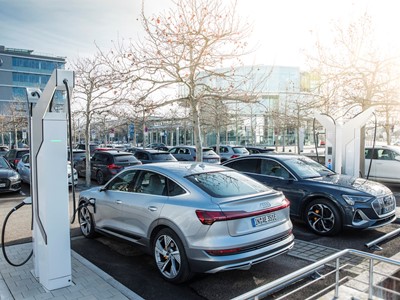 Audi invests around EUR 100 million in charging infrastructure at own sites