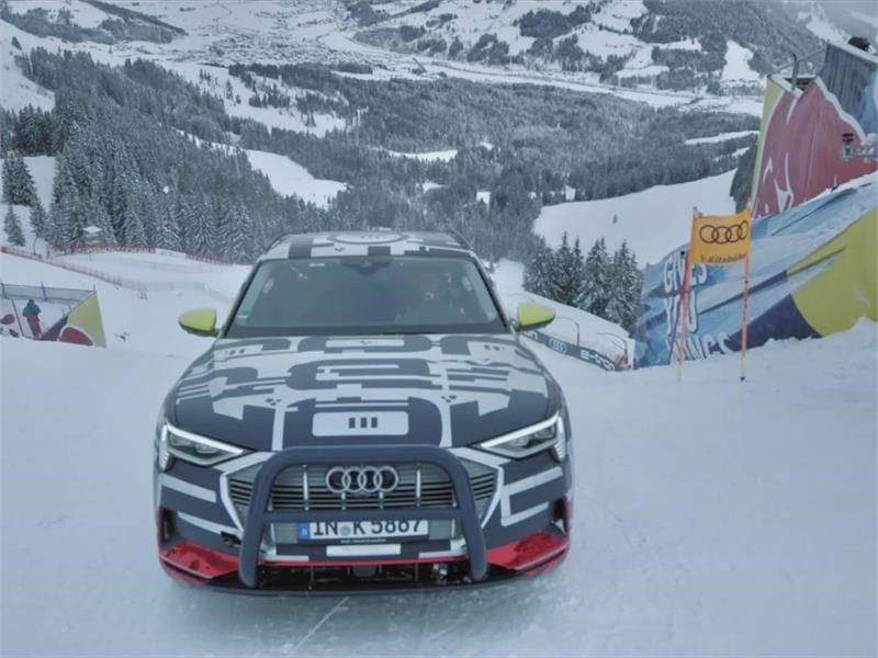 Making of: Audi e-tron Technology demonstrator on the legendary Streif