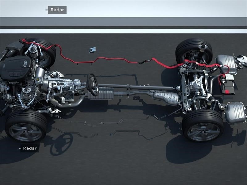 Audi A4 Sedan TFSI 12 Volt MHEV - Animation