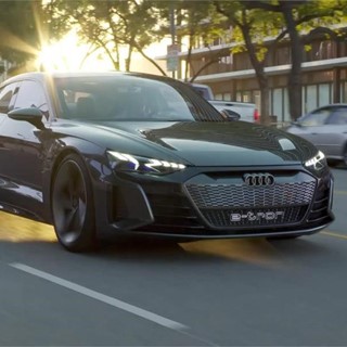 Audi e-tron-GT concept footage