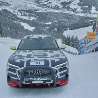 Making of: Audi e-tron Technology demonstrator on the legendary Streif