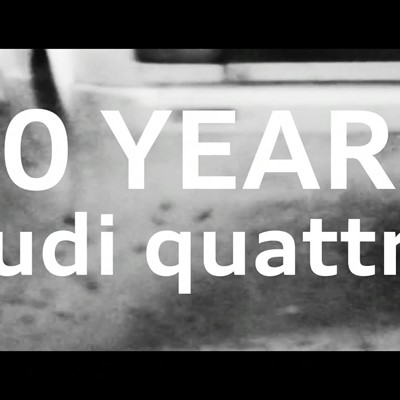 40 years of quattro English