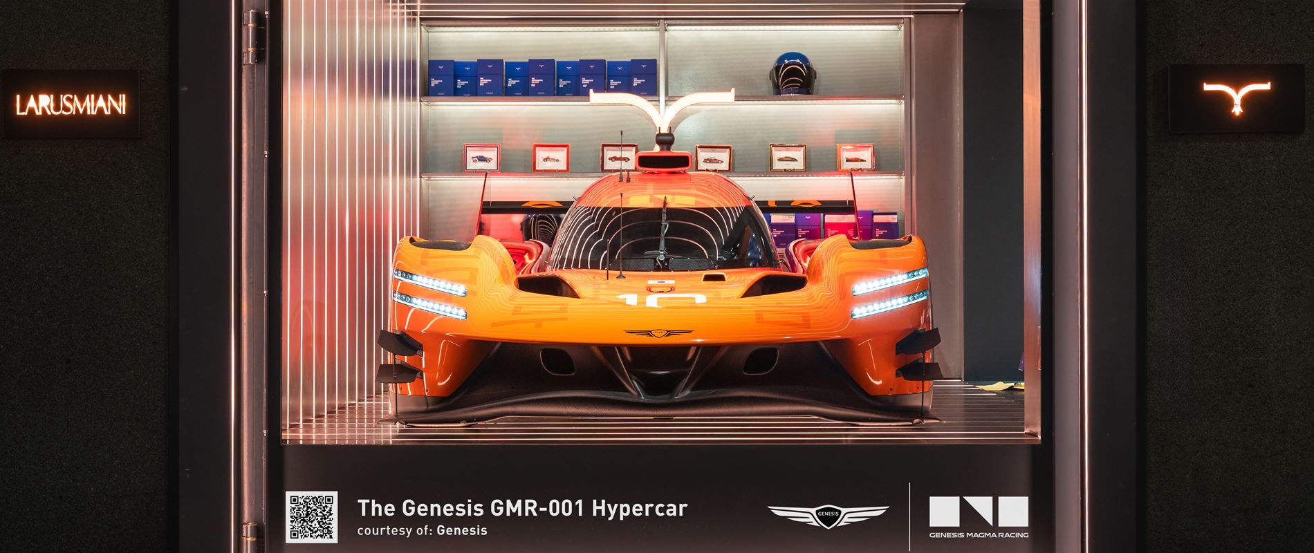 GENESIS COLLABORATES WITH ITALIAN LUXURY BRAND LARUSMIANI DURING MILAN DESIGN WEEK